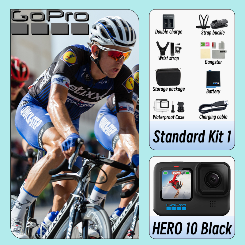 Board Game Go - GoPro HERO10 Black純正アクションカメラ 5.3Kサイクリングビデオカメラ GP2チップ 23MP