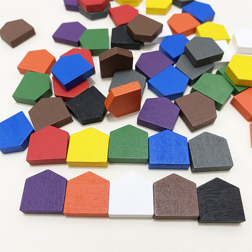 カラフルな木製の家のゲーム,16x16mm,トークン,ゲーム - Board Game Quoridor のレビューと価格