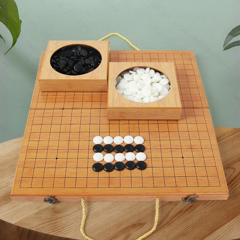 19ウェイゴーセットバックギャモンボードゲーム、黒と白のチェ - Board Game Go のレビューと価格