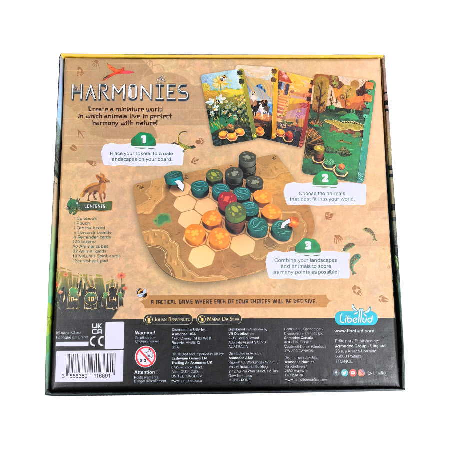 ハーモニー - ボードゲーム - 動物のための風景と生息地の - Board Game Avalon のレビューと価格
