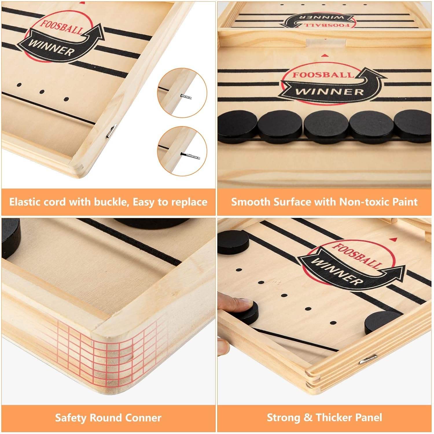 木製ビリヤード ボードゲーム フーズボール 勝者ゲーム テー - Board Game Quoridor のレビューと価格